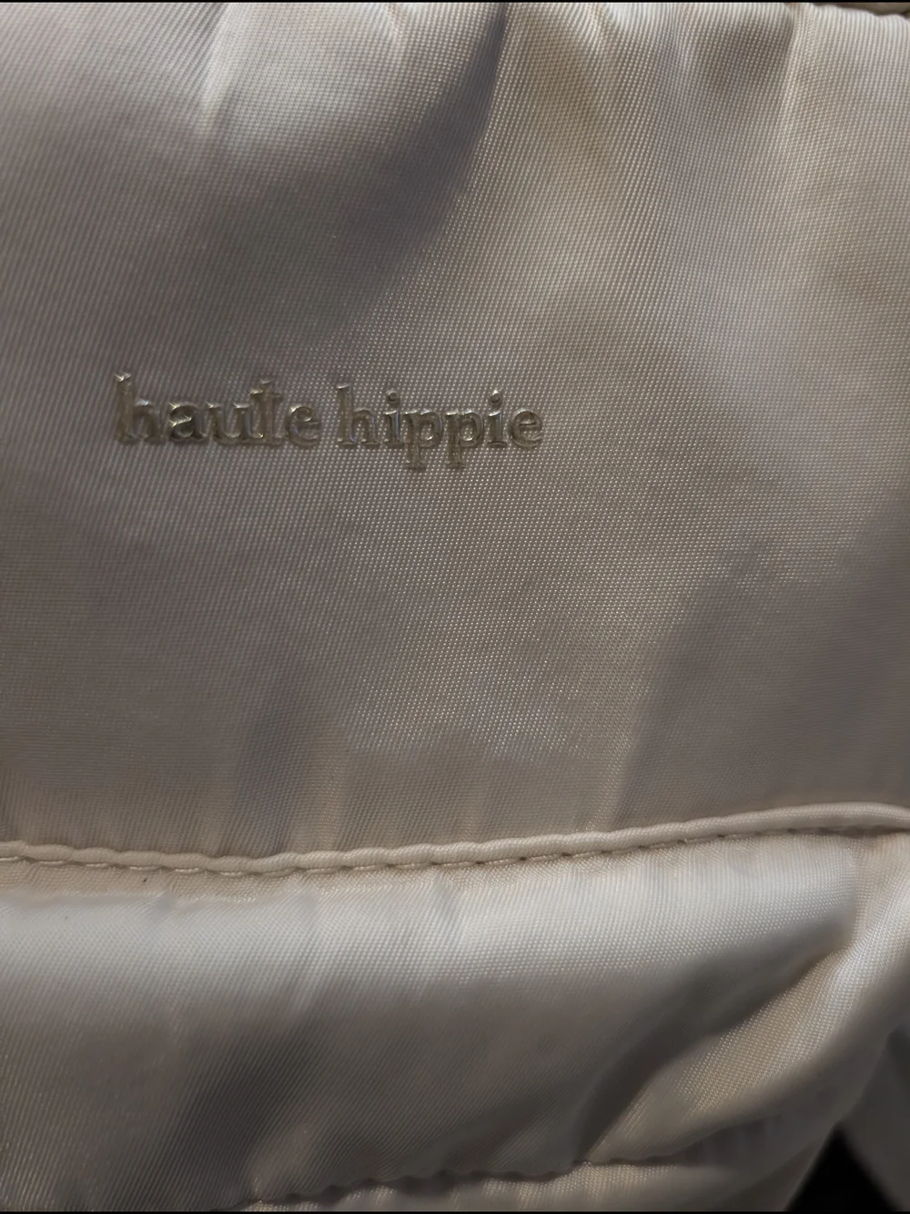 Haute Hippie Cream Convertible Carryall Backpack Crossbody